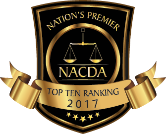 Nation's Premier Criminal Defense Attorneys Badge 2017